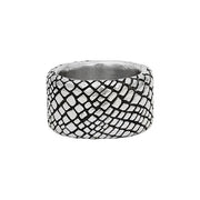 JOHN VARVATOS Sterling Silver Snakeskin Ring